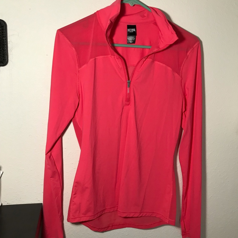SOLD Secret sport Pink Long Sleeve Exercise
